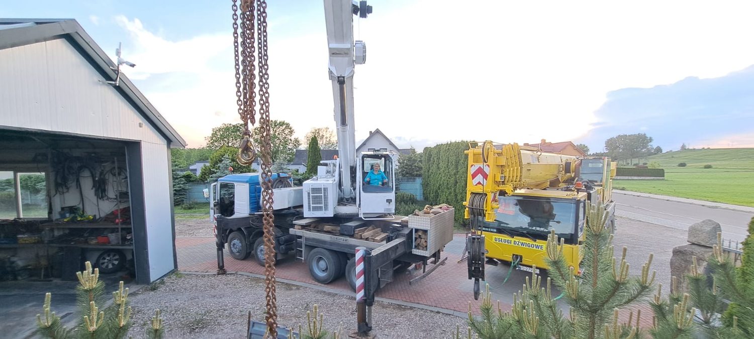 Dostawa materiałów budowlanych